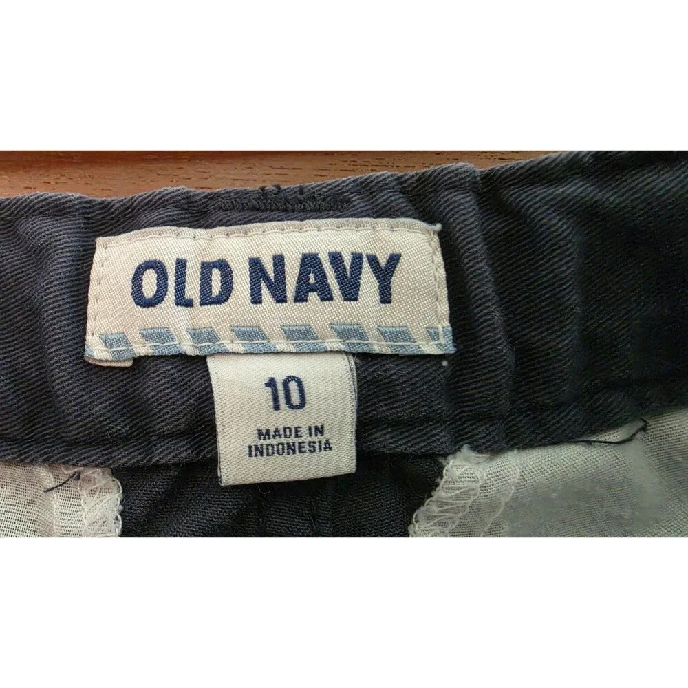 Old Navy Girl's Blue Khaki Pants Size 10